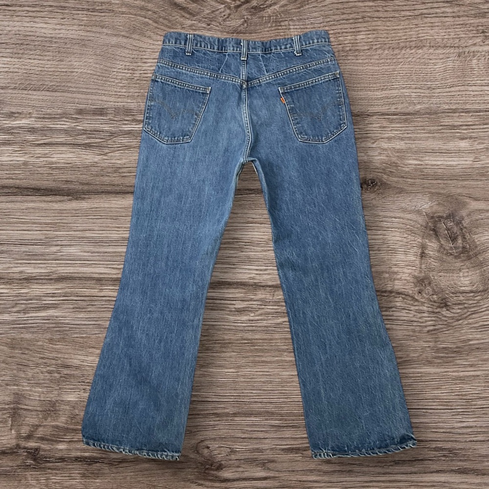 Vtg 70’s Levis 517 Orange Tab Jeans Men’s 38 Talon 42
